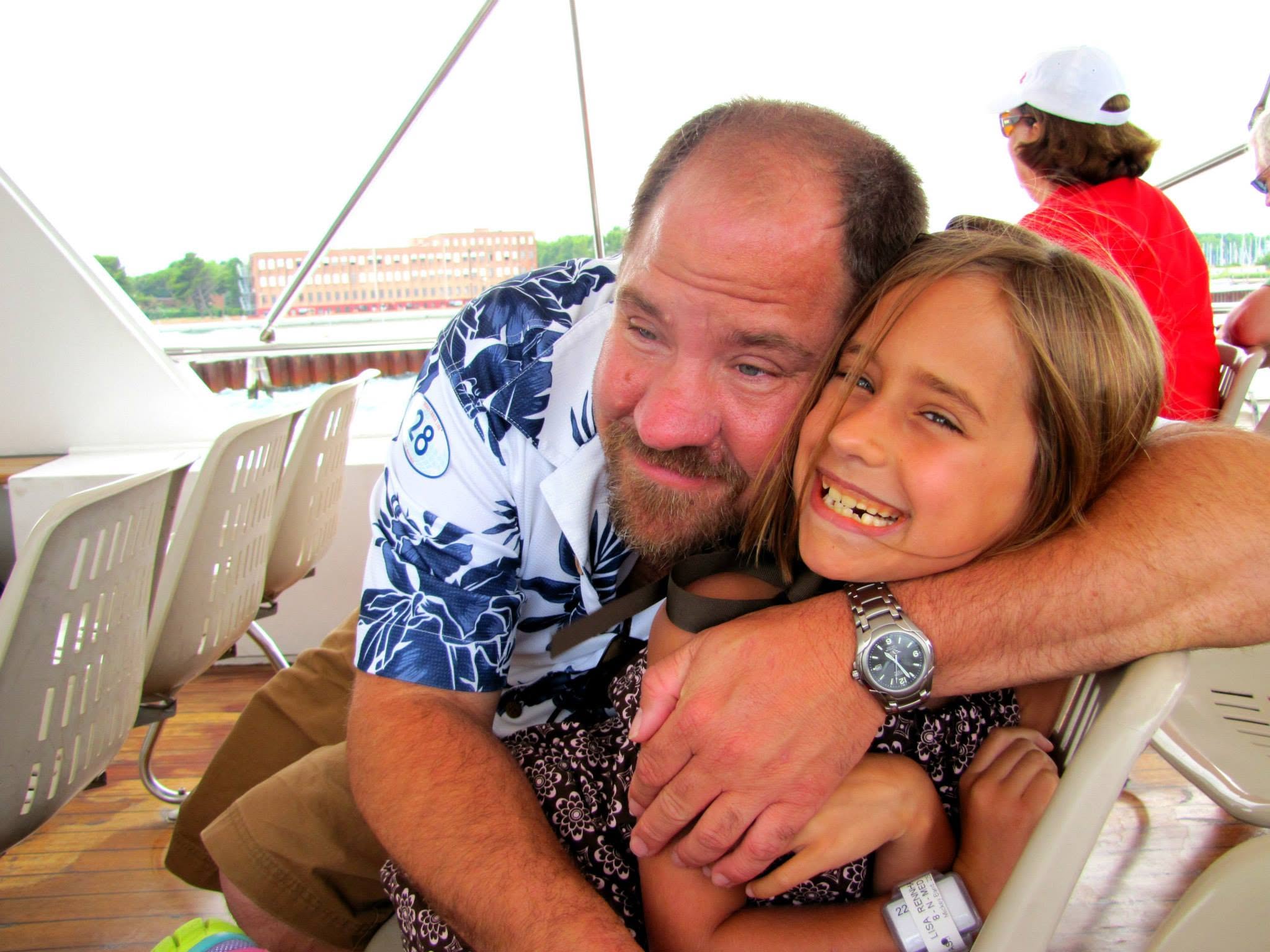 Lisa and Michael having fun on the panoramic cruise
