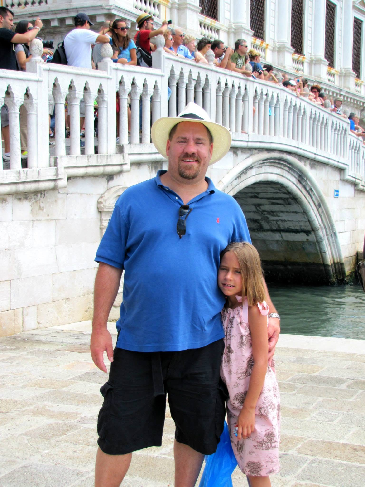 Lisa and Michael by the bridge near the Doge's Palace