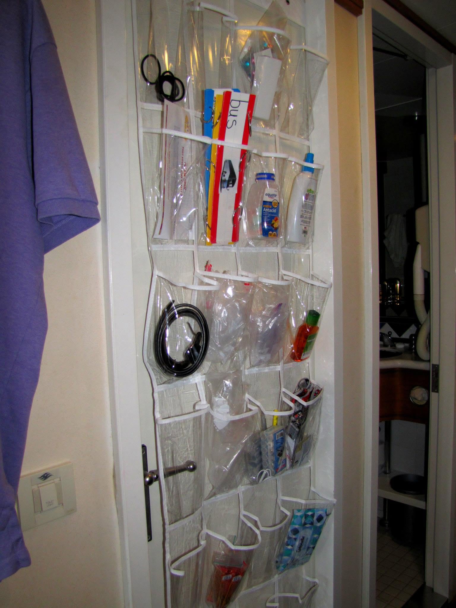 Our over-the-door shoe holder for the small stuff