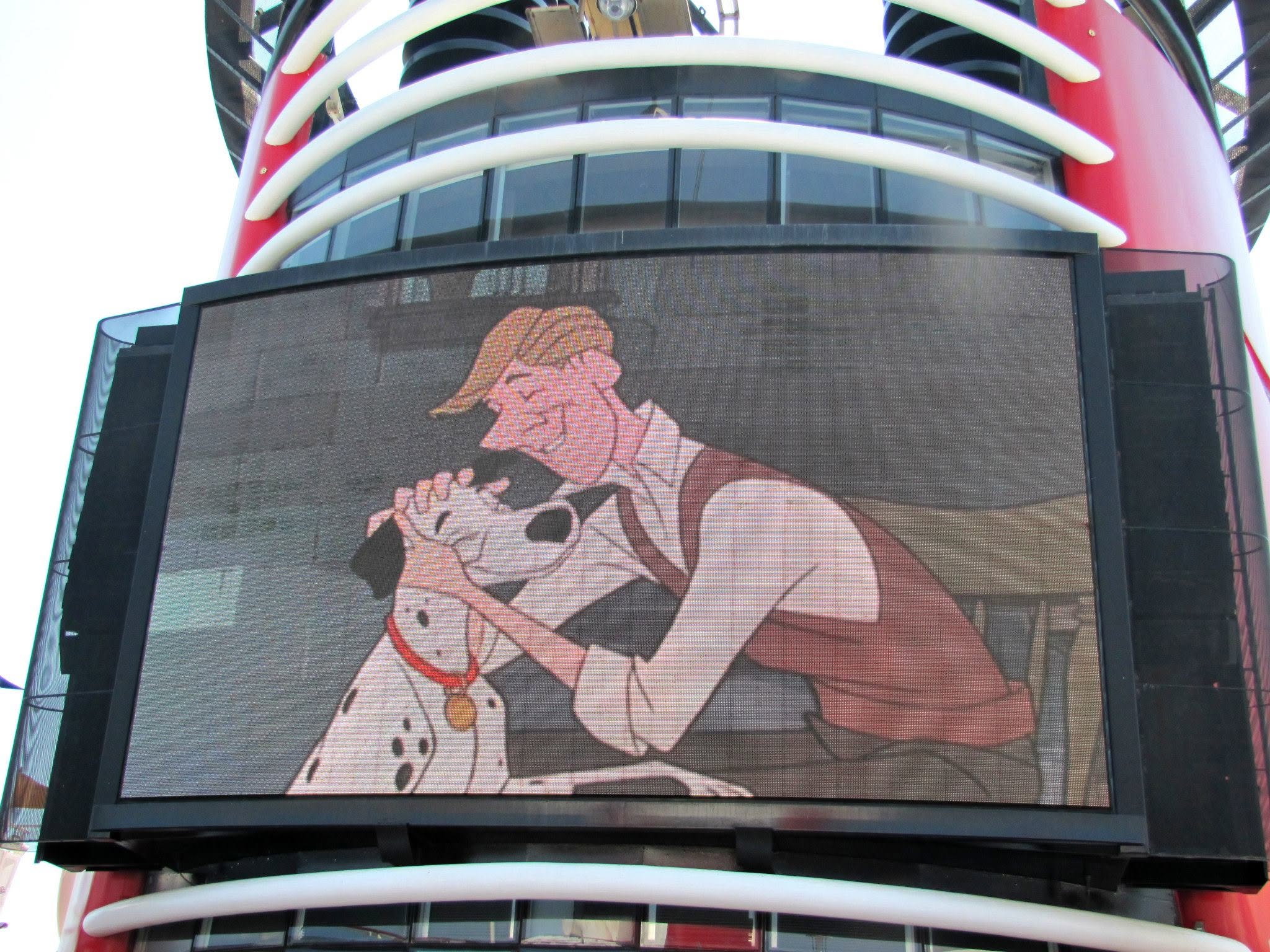 101 Dalmatians on Funnel Vision at the pool