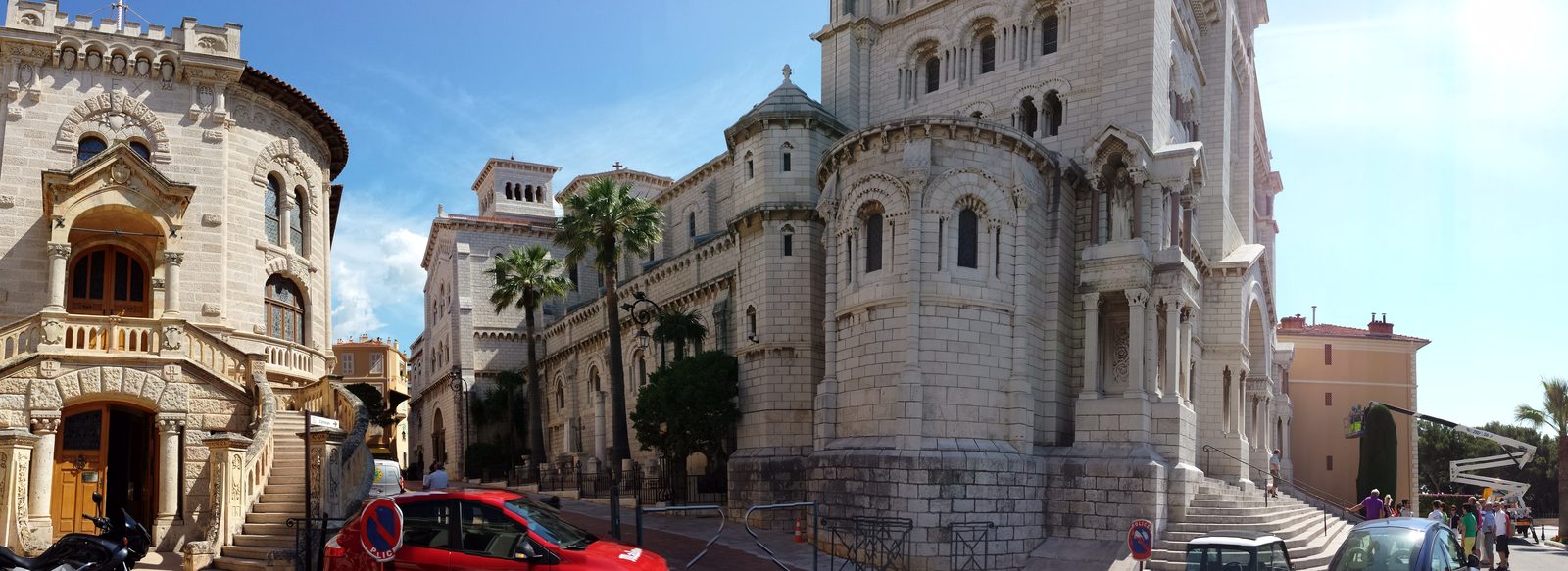 Monaco Cathedral, seen from outside