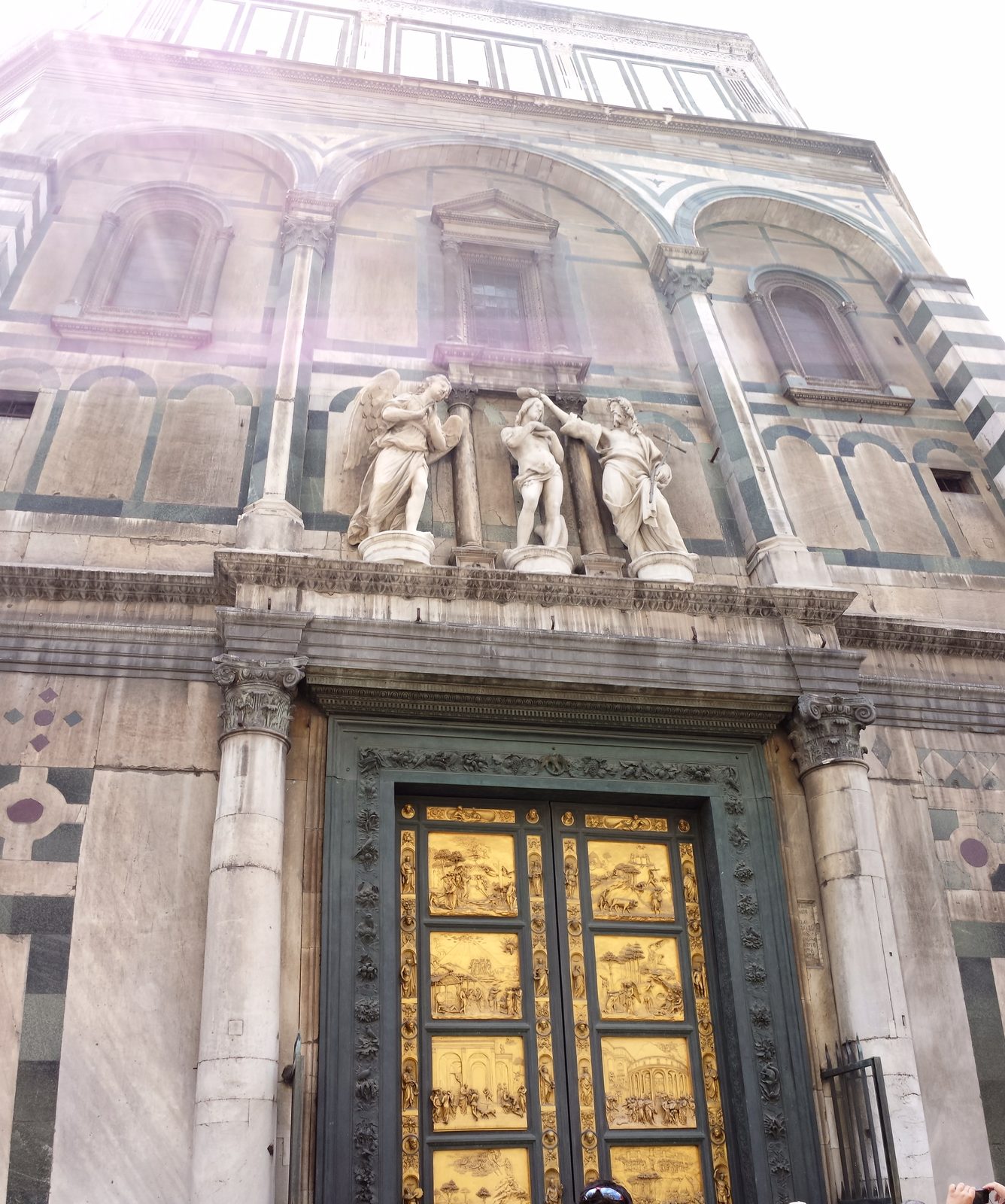 The Baptistery's bronze doors