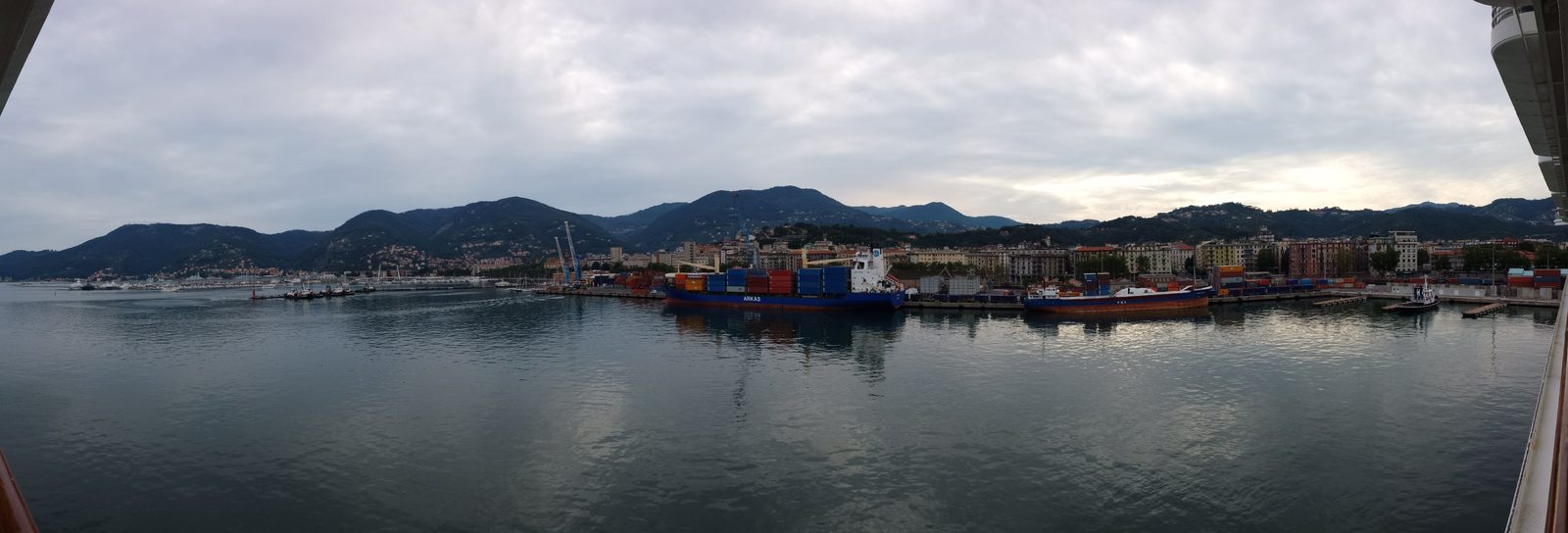 Back at the ship in La Spezia
