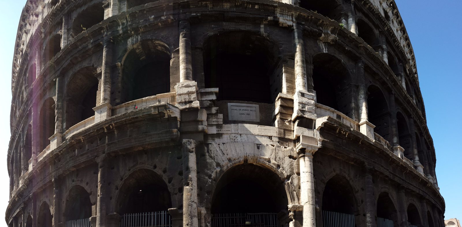First view of the Colosseum