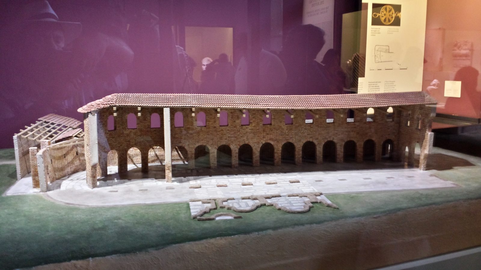 A scale model of the Colosseum