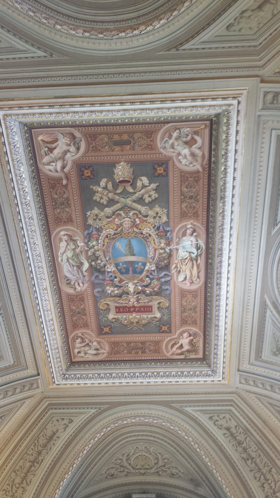 Painted ceiling in the Vatican Museums