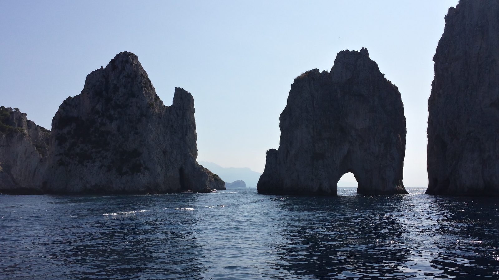 The Faraglioni Rocks off Capri