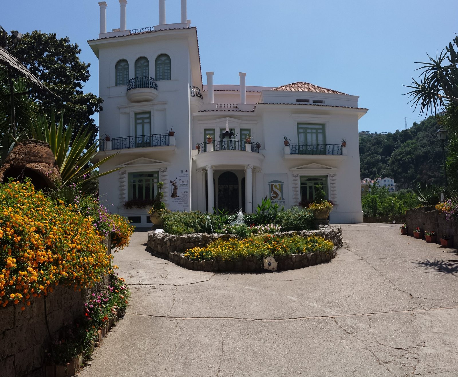A villa along Sorrento's hillside