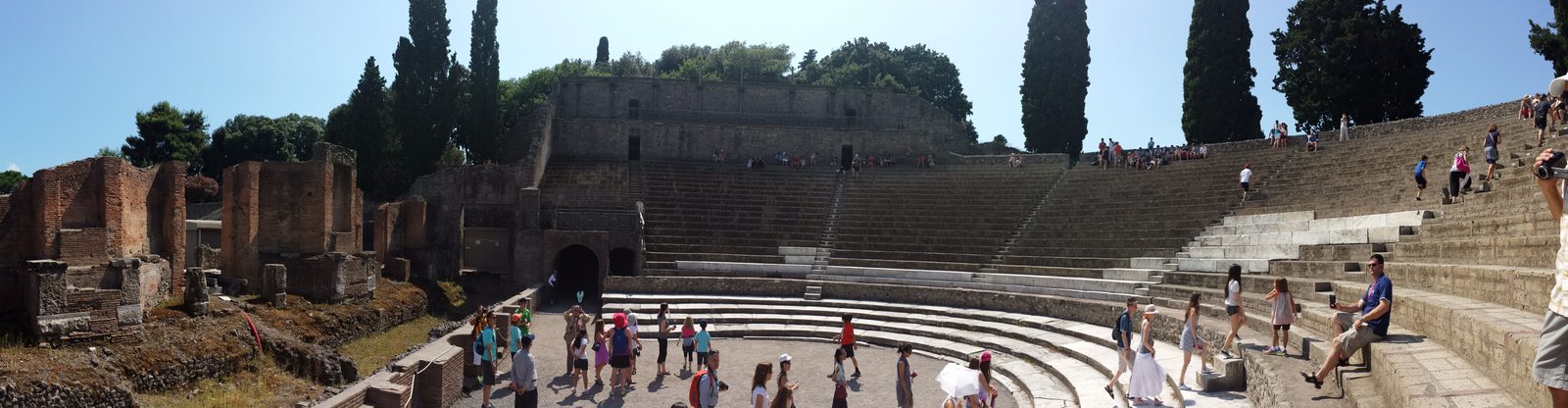 The amphitheater at Pompeii