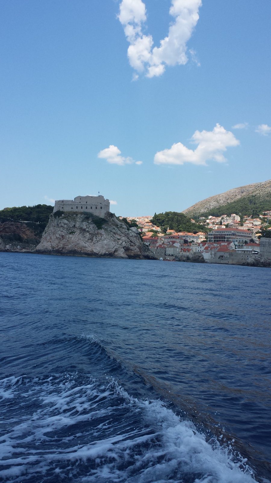 City walls seen from the panoramic boat cruise