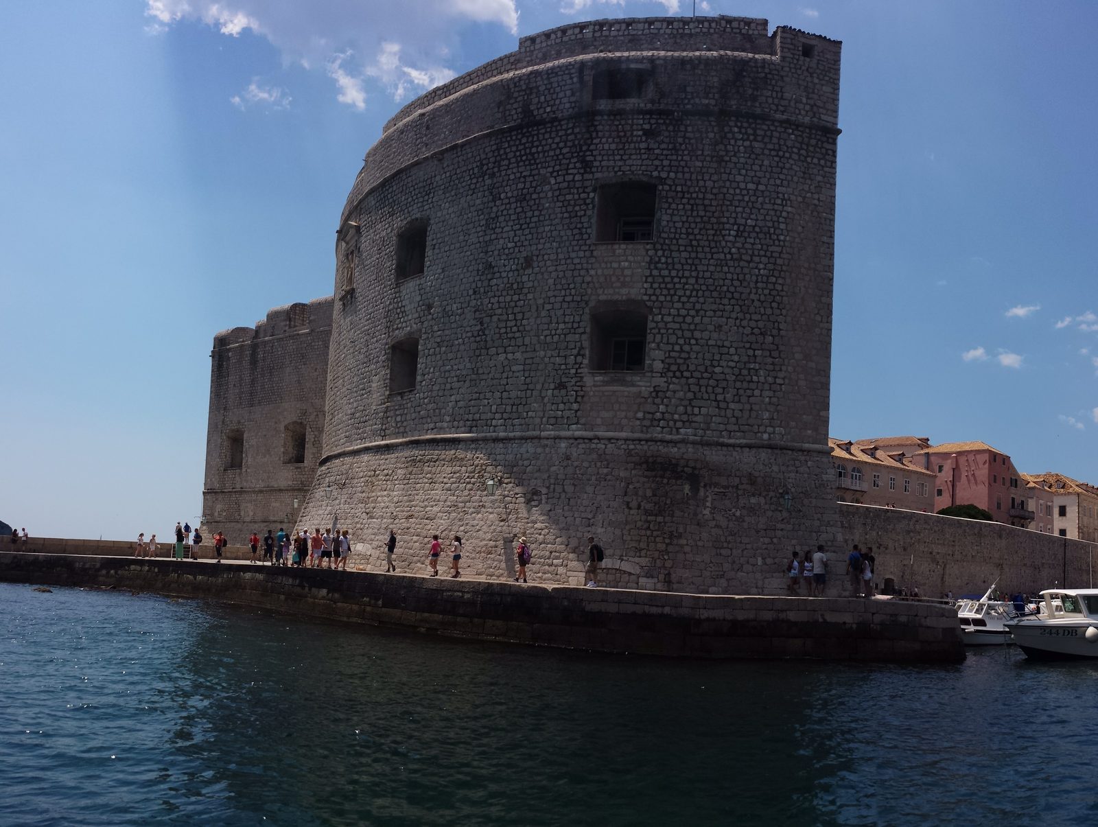 Fortress guarding the Old Town harbor entrance
