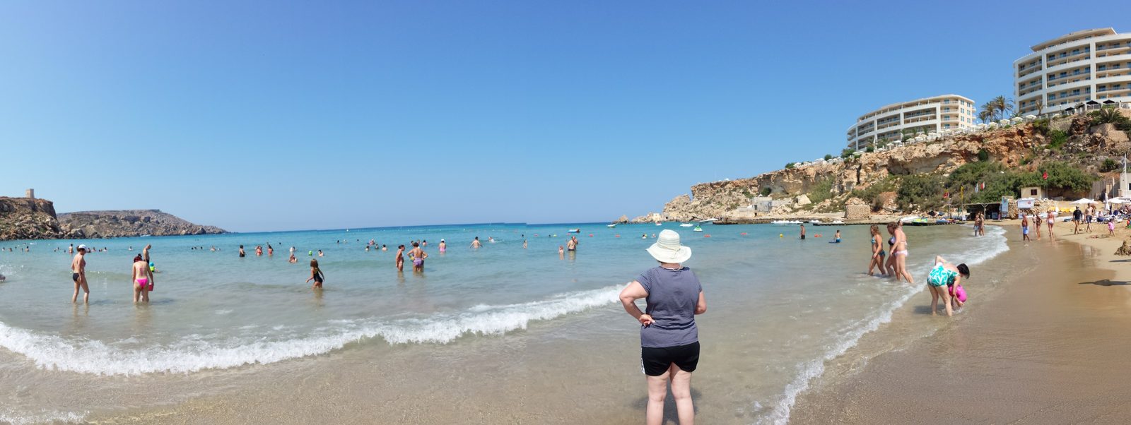 Golden Sands Beach below the hotel