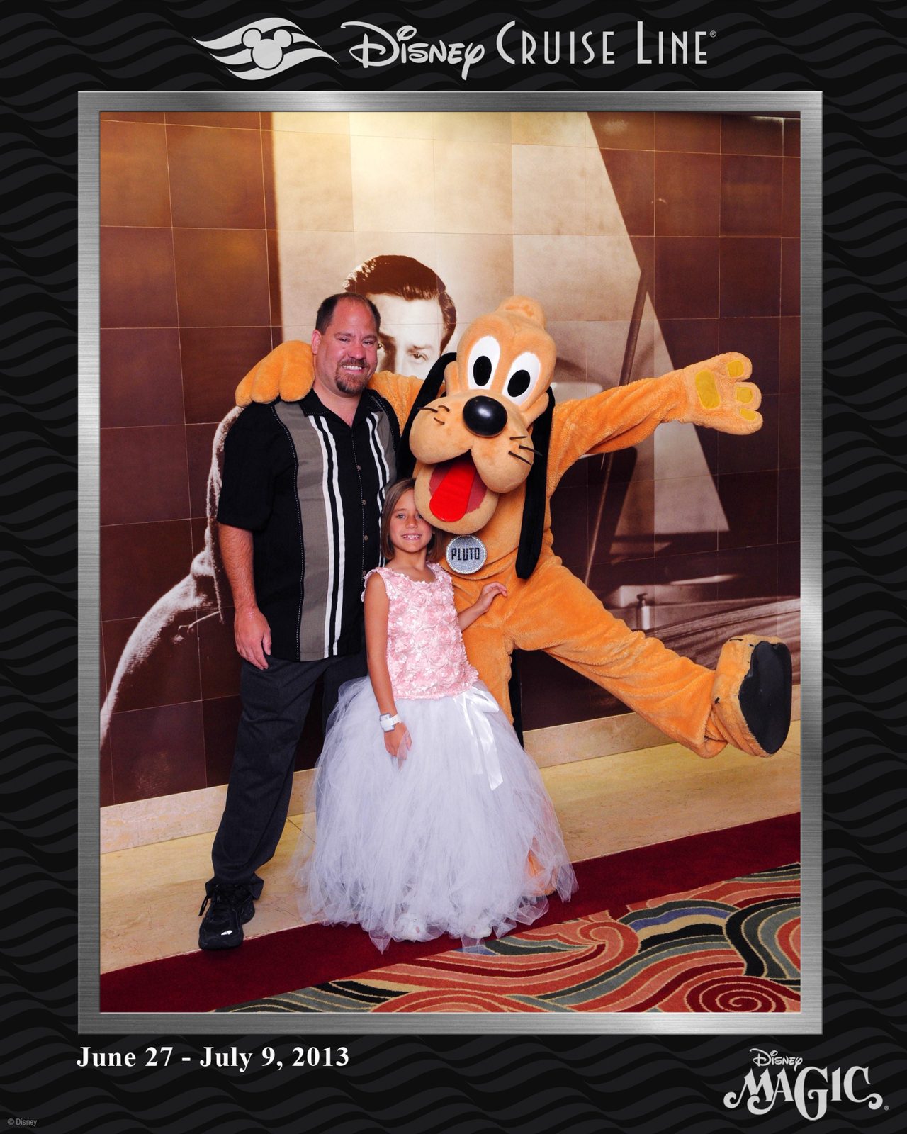 A formal photo with Pluto