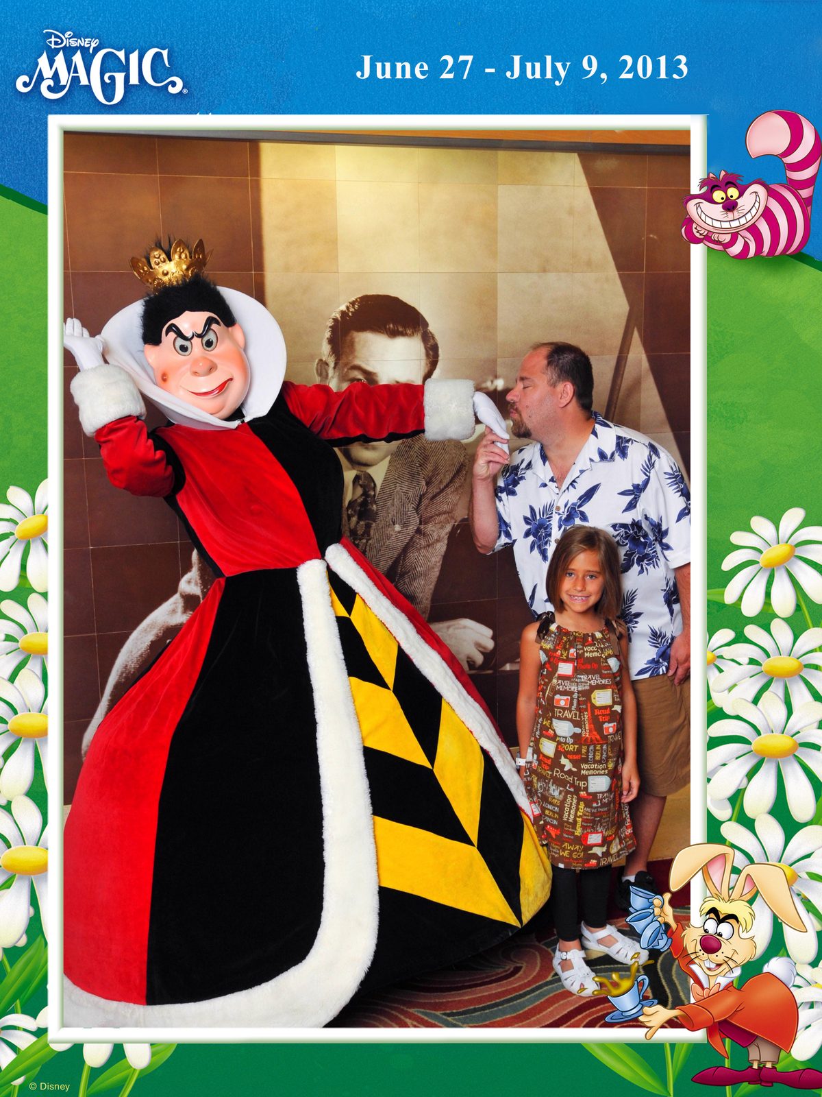 Lisa meets the Queen of Hearts