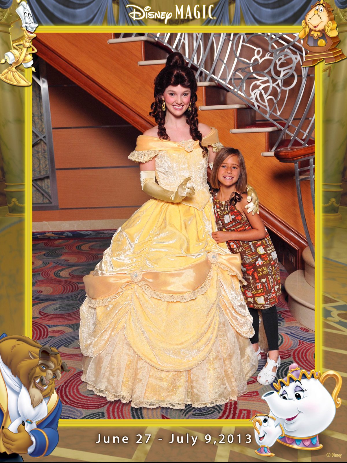 Lisa with Belle
