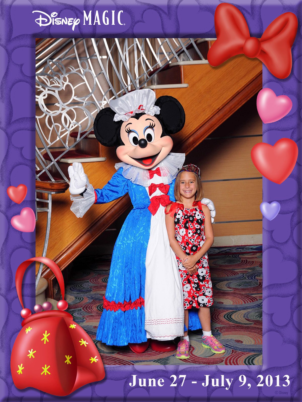 Lisa's picture with Minnie Mouse