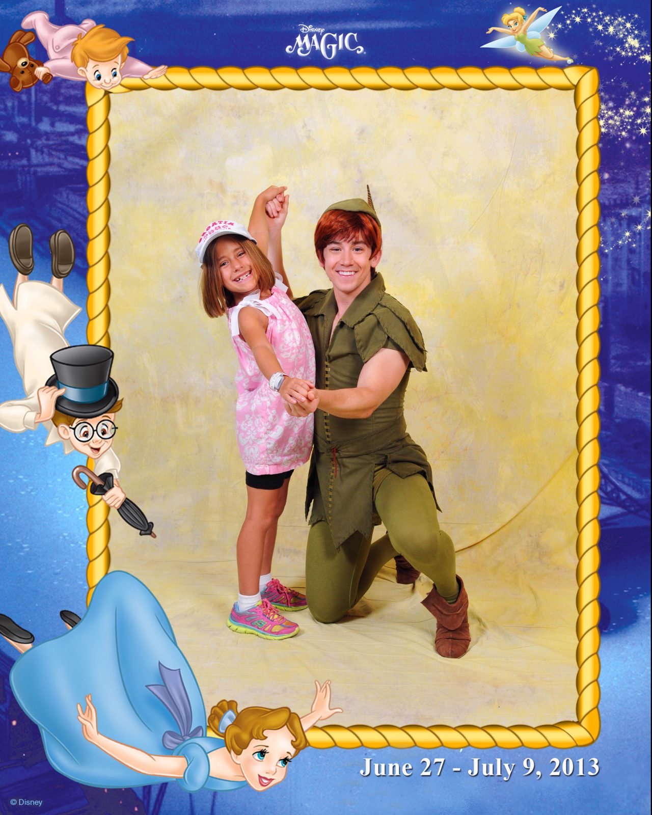 Lisa with Peter Pan