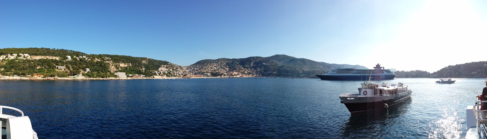 Villefranche's bay from the ship at anchor