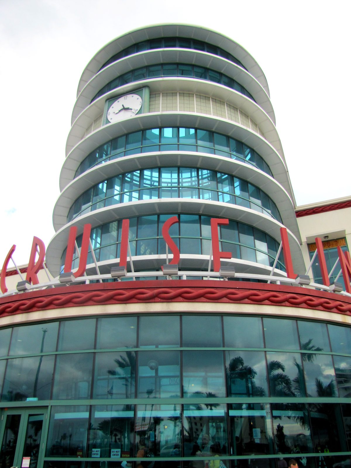The cruise terminal at Port Canaveral