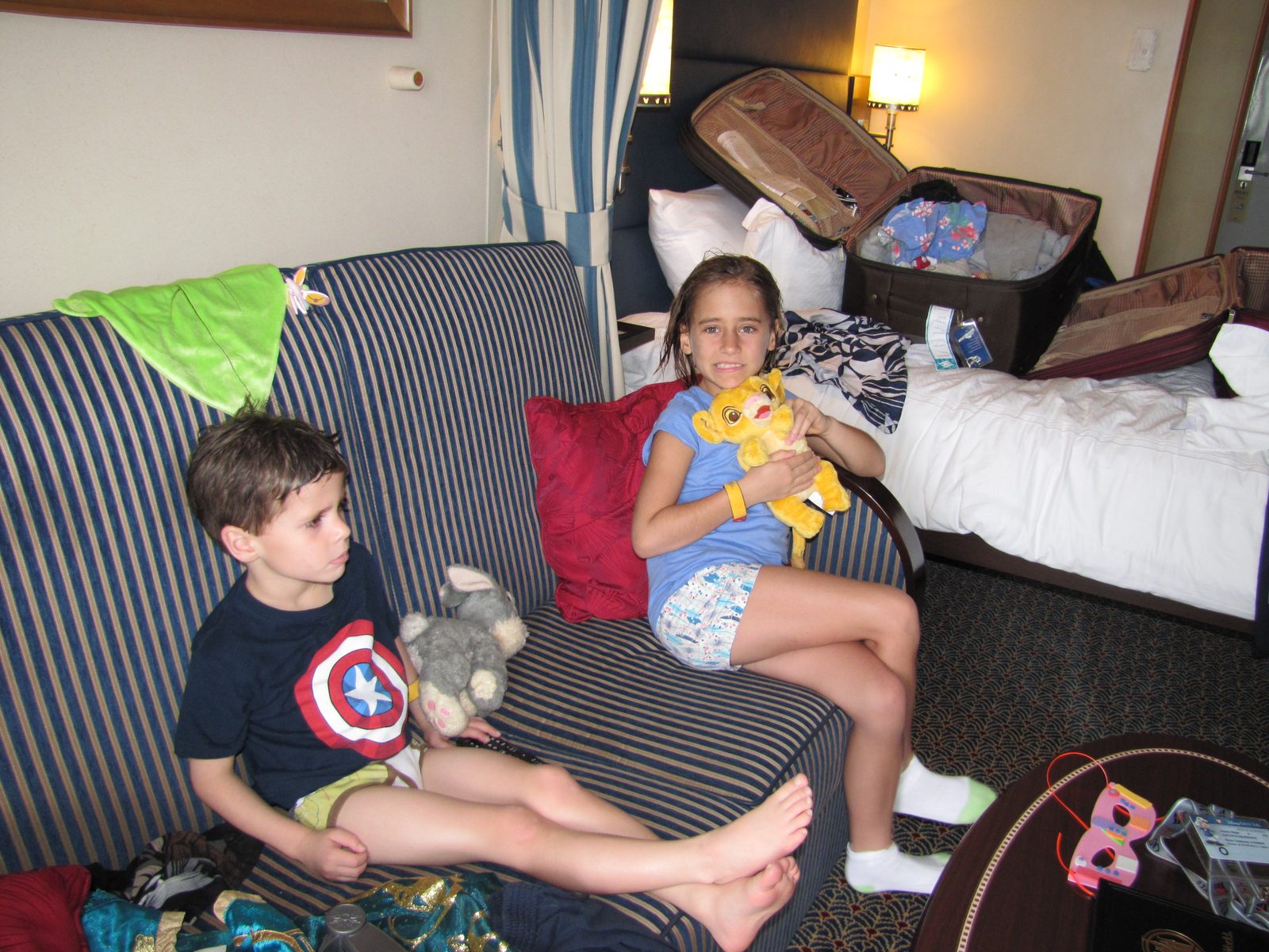 Thomas and Lisa in our stateroom