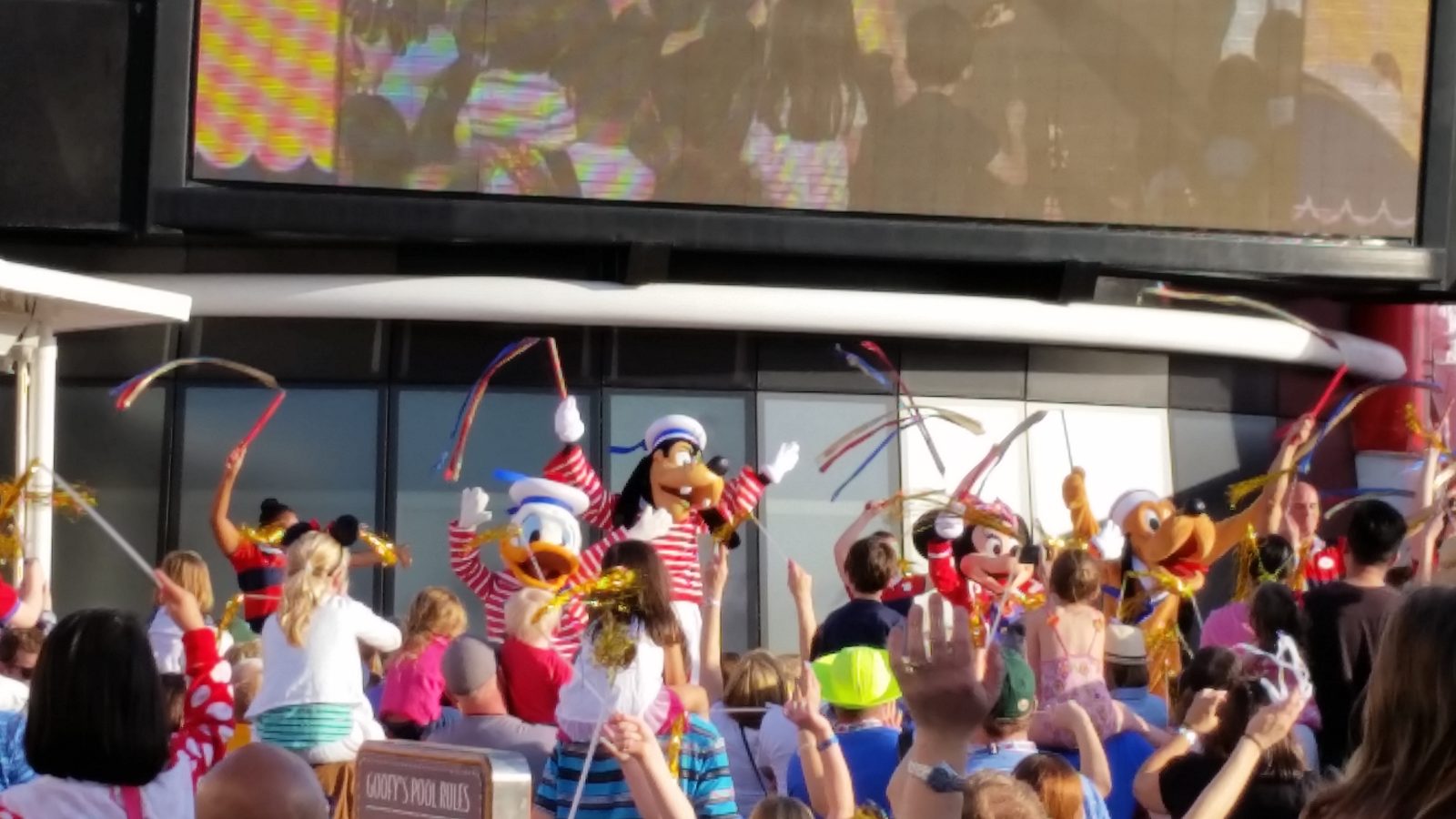 The Sail-Away Party on Deck 9