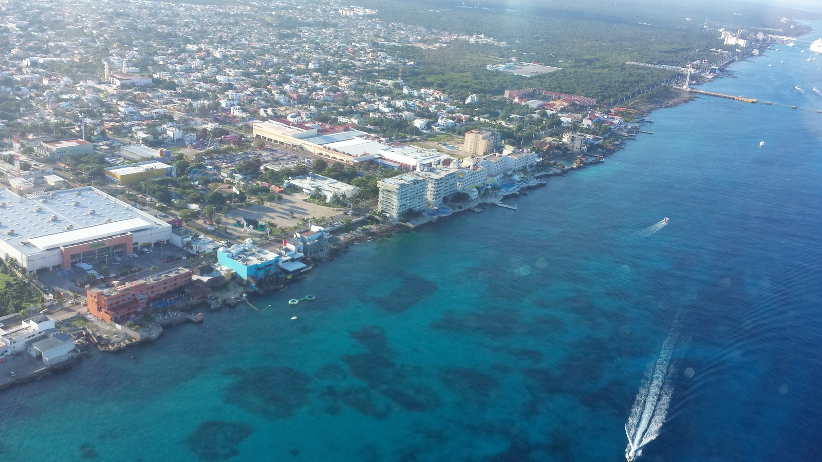 Cozumel from the air
