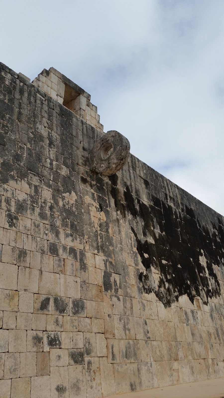 The stone ring on the Great Ball Court wall