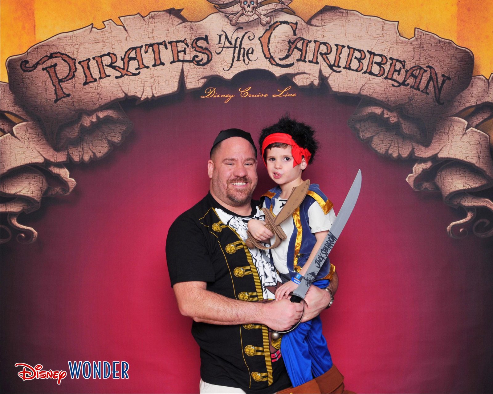 Thomas and Michael on Pirate Night
