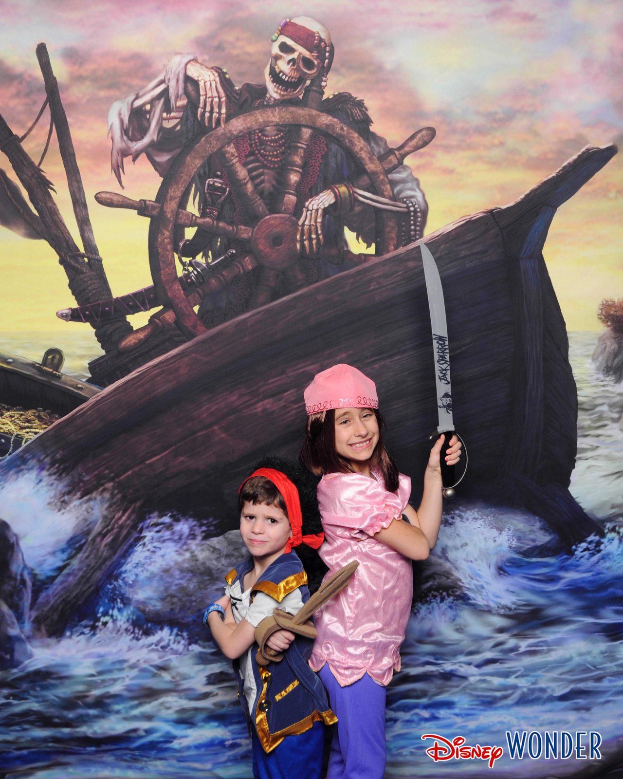 Thomas and Lisa on Pirate Night