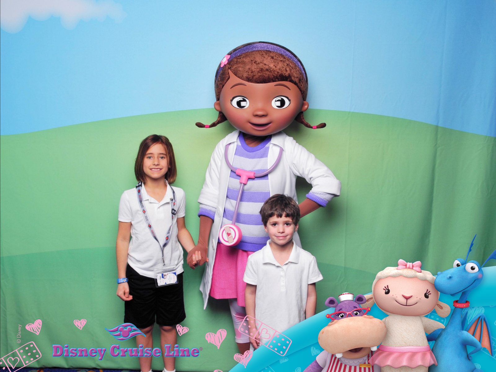 Lisa, Doc McStuffins and Thomas