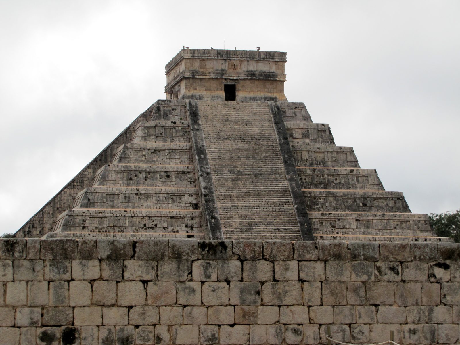 El Castillo up close at Chichen Itza