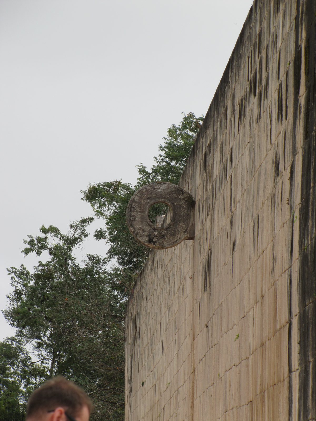 The stone ring on the Great Ball Court wall