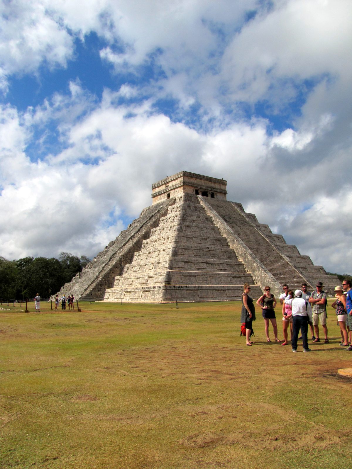 El Castillo from across the grounds at Chichen Itza