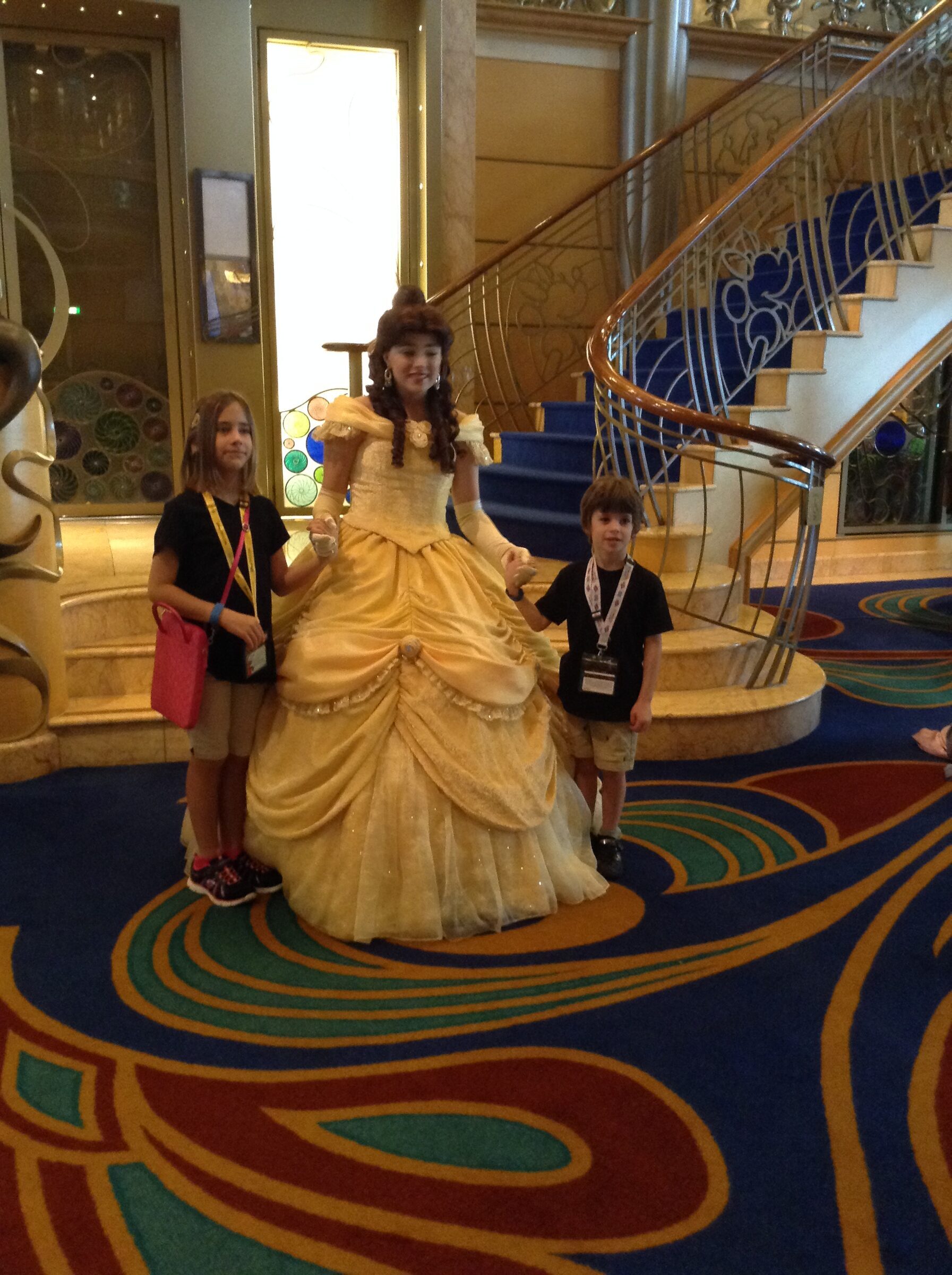 Lisa and Thomas with Belle