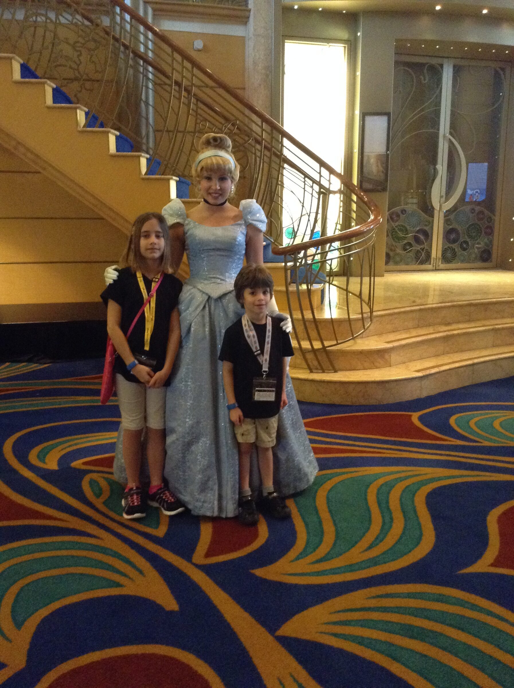 Lisa and Thomas with Cinderella