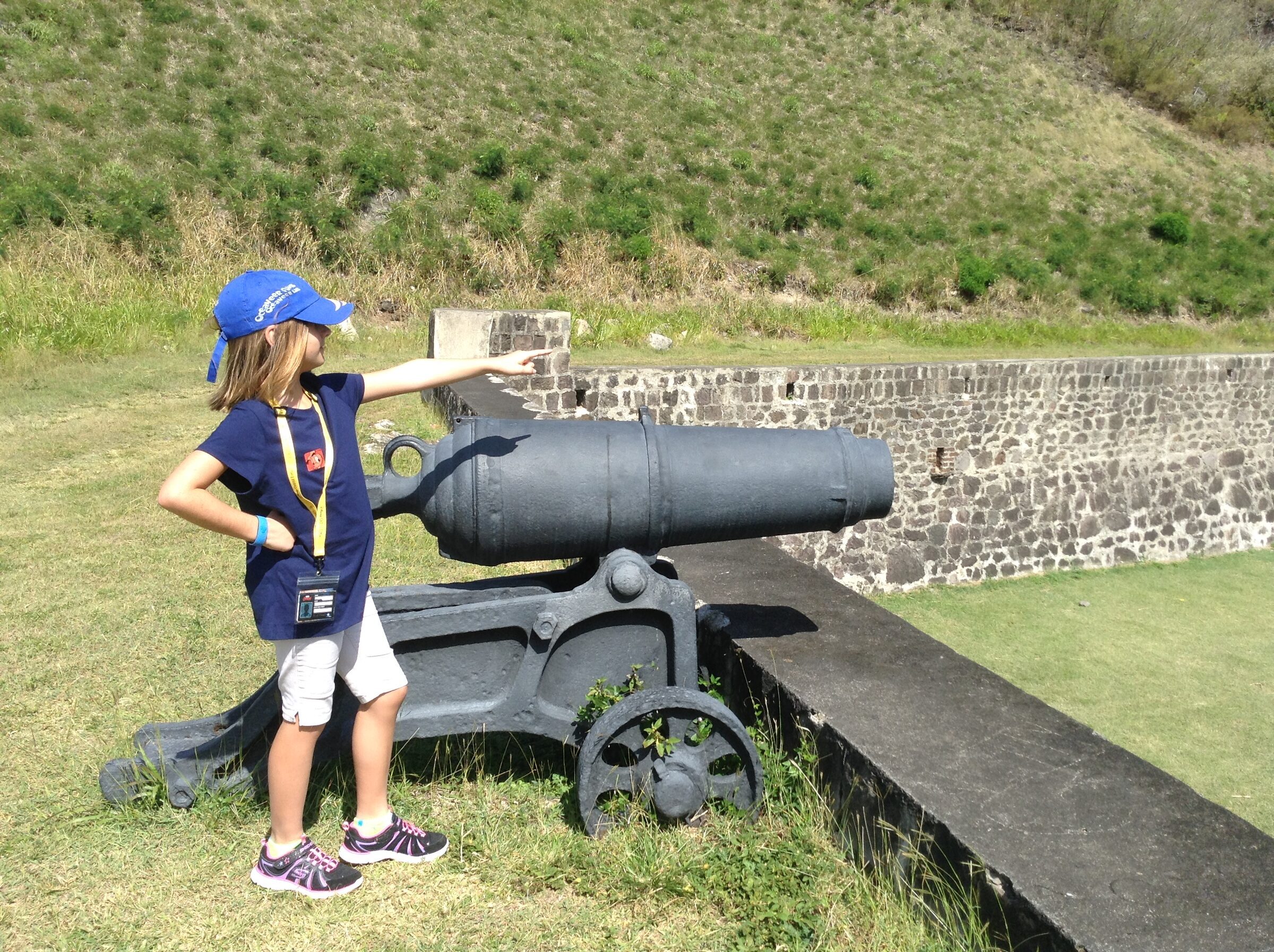 Lisa commanding the troops to fire the cannon