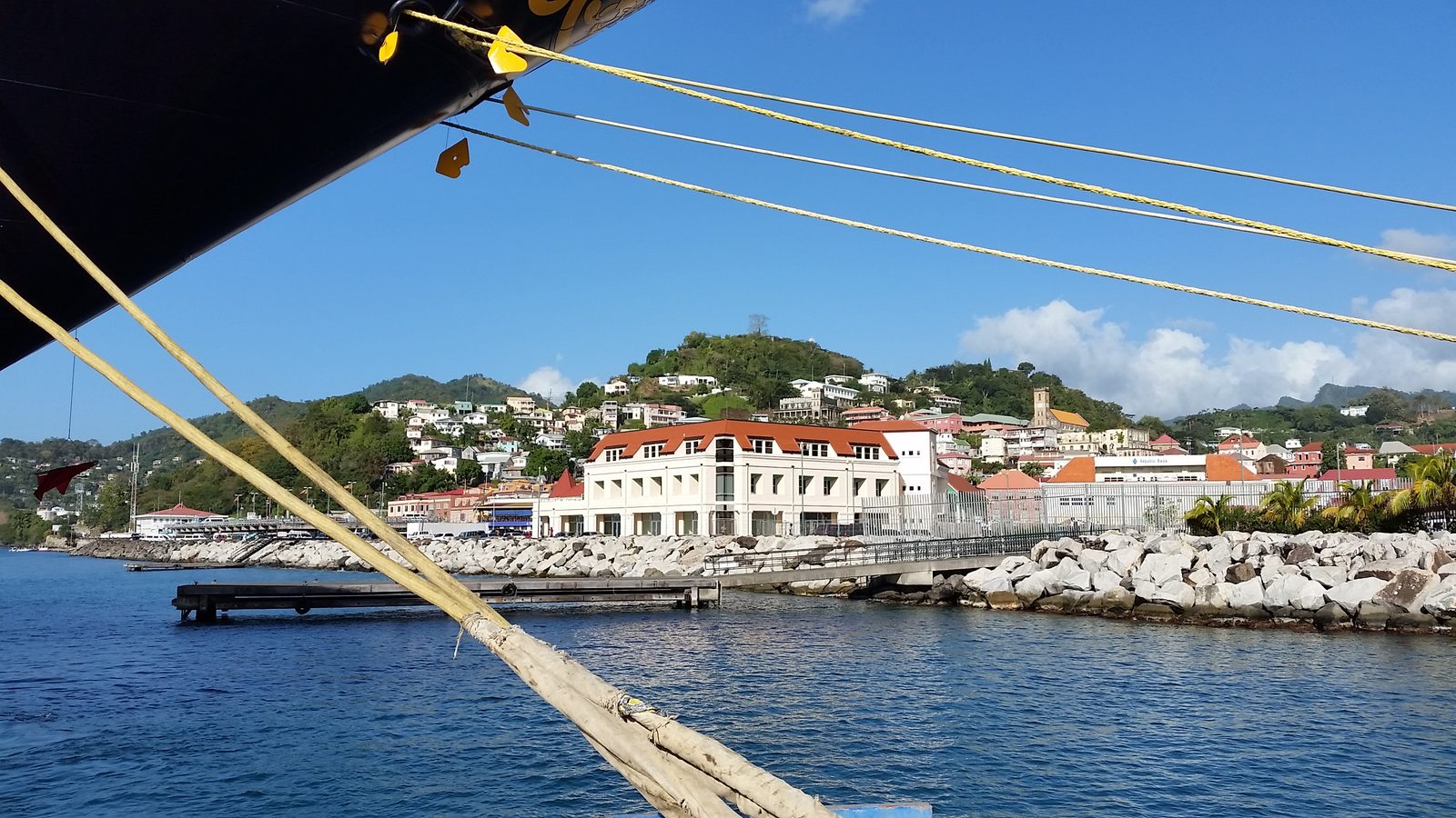 Back at the ship in St. George's