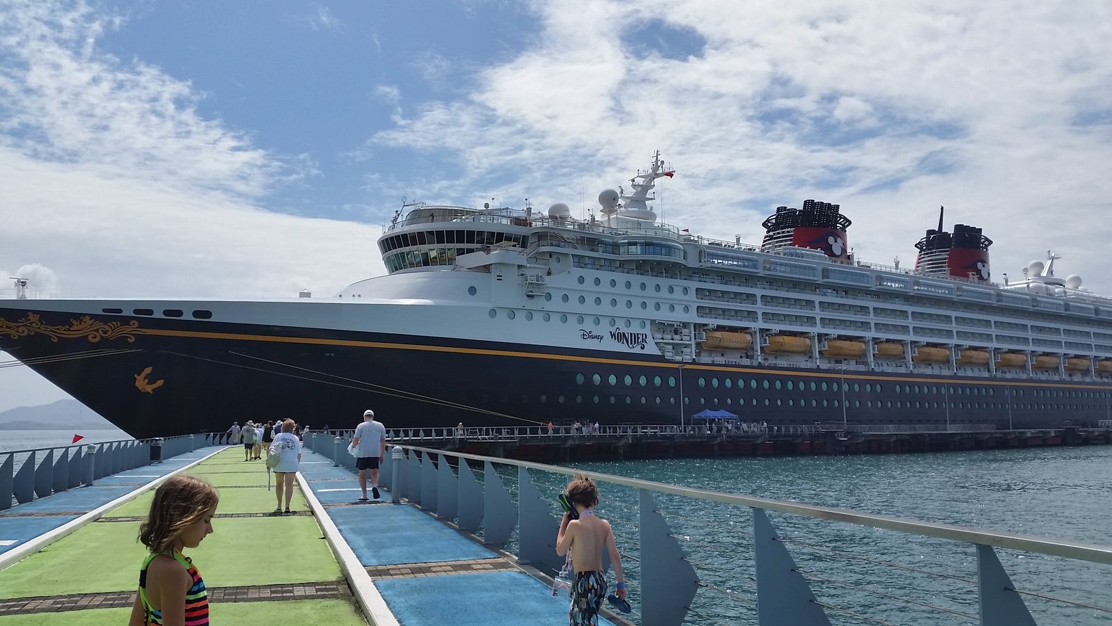 The Wonder seen from the pier