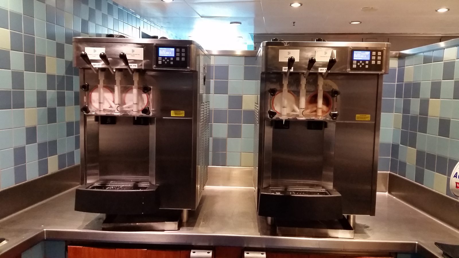 Free soft serve machines on the Wonder