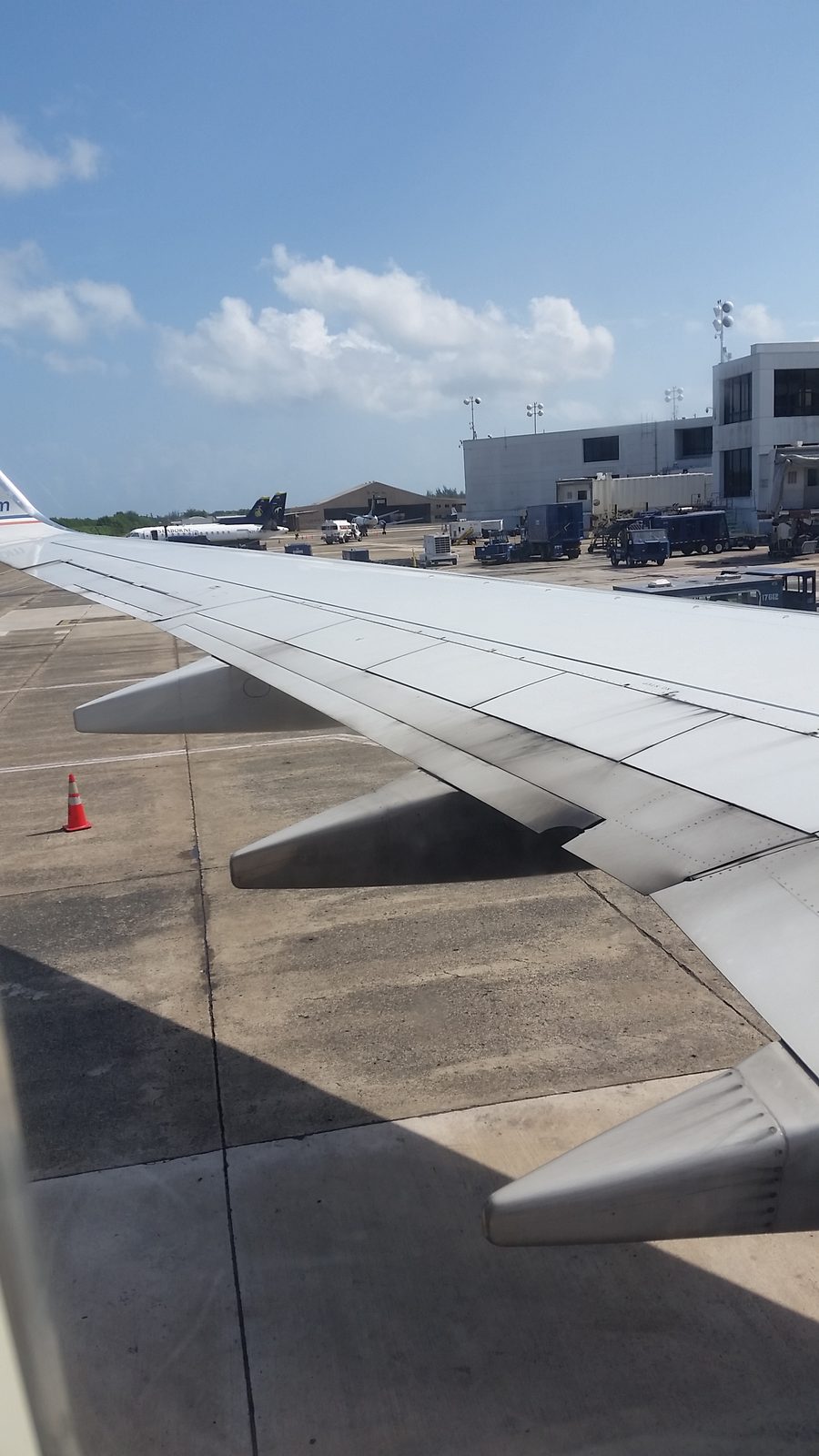 Miami bound, leaving San Juan behind