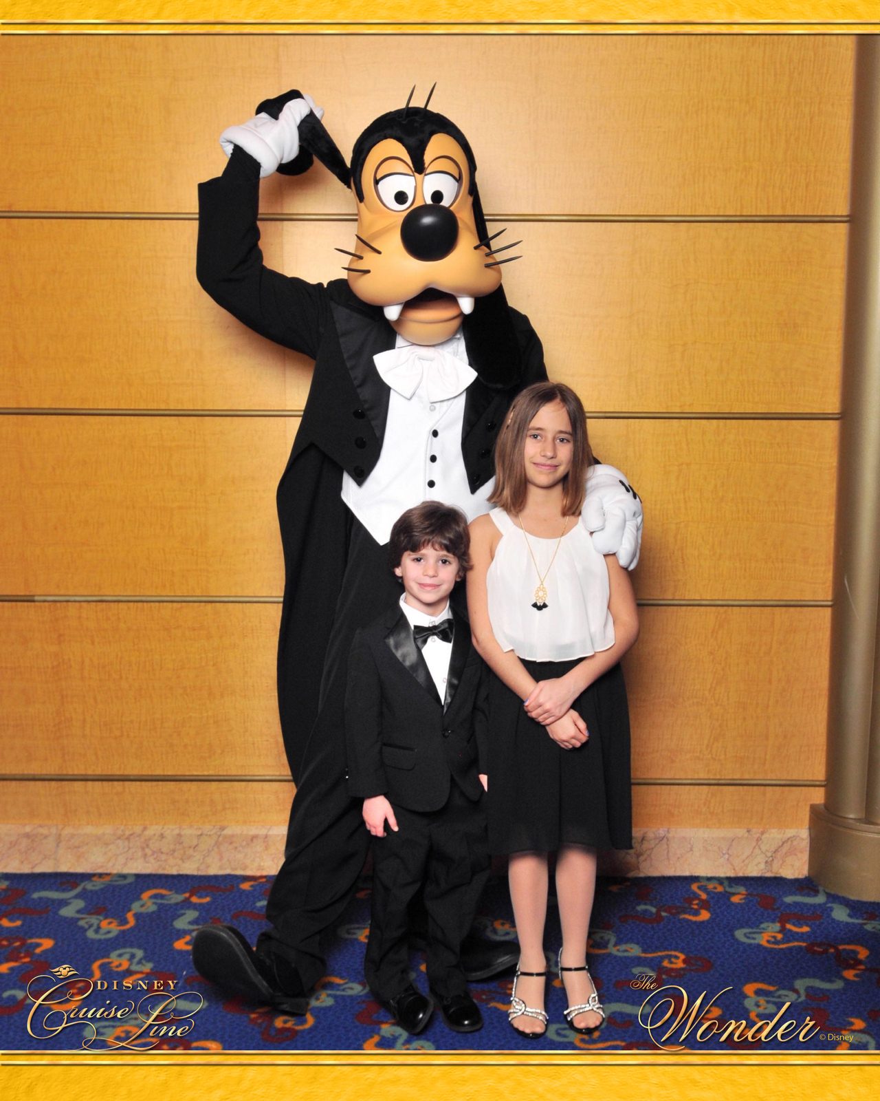 Formal night with Goofy