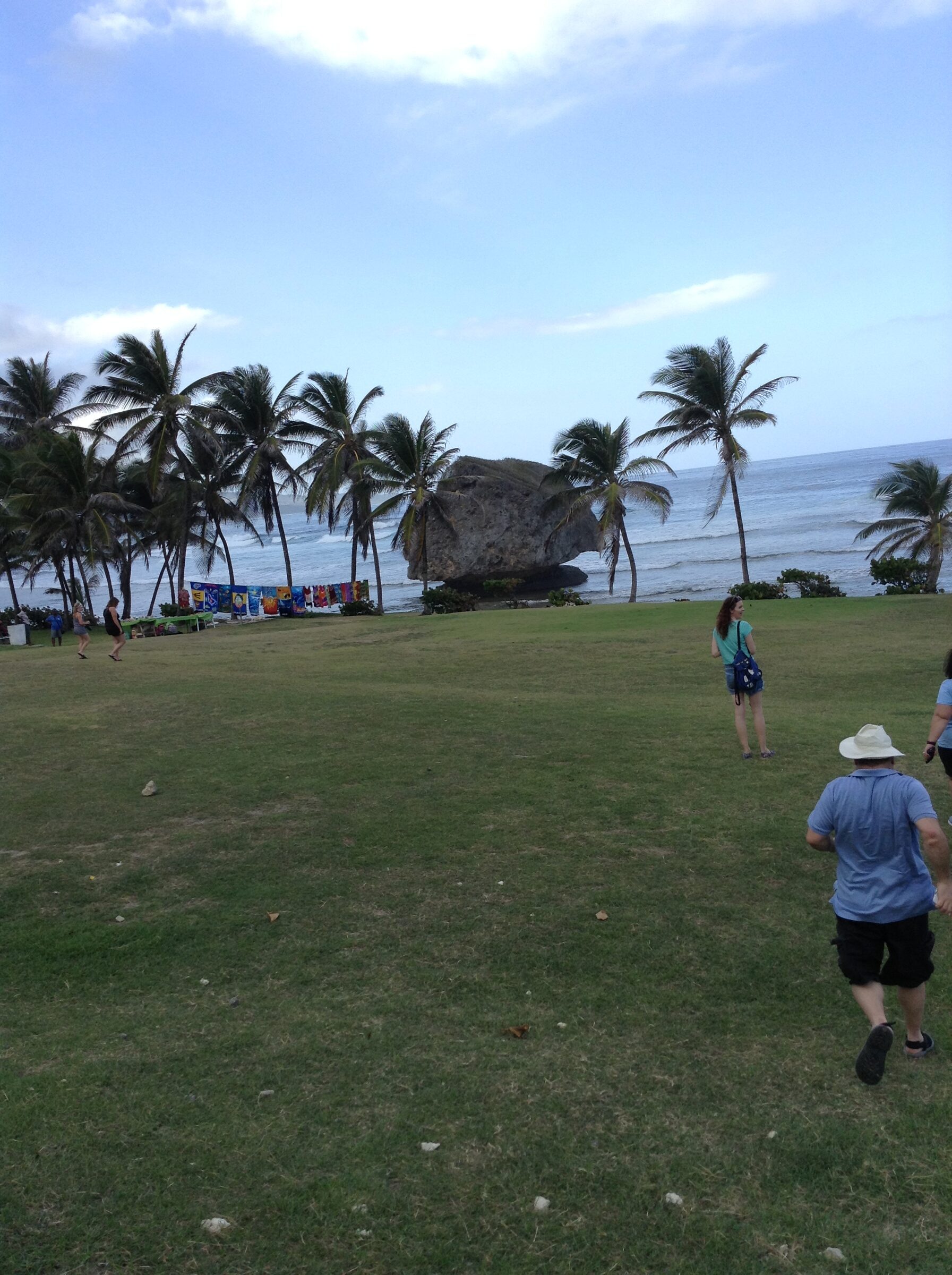 The grounds above the Barbados coast