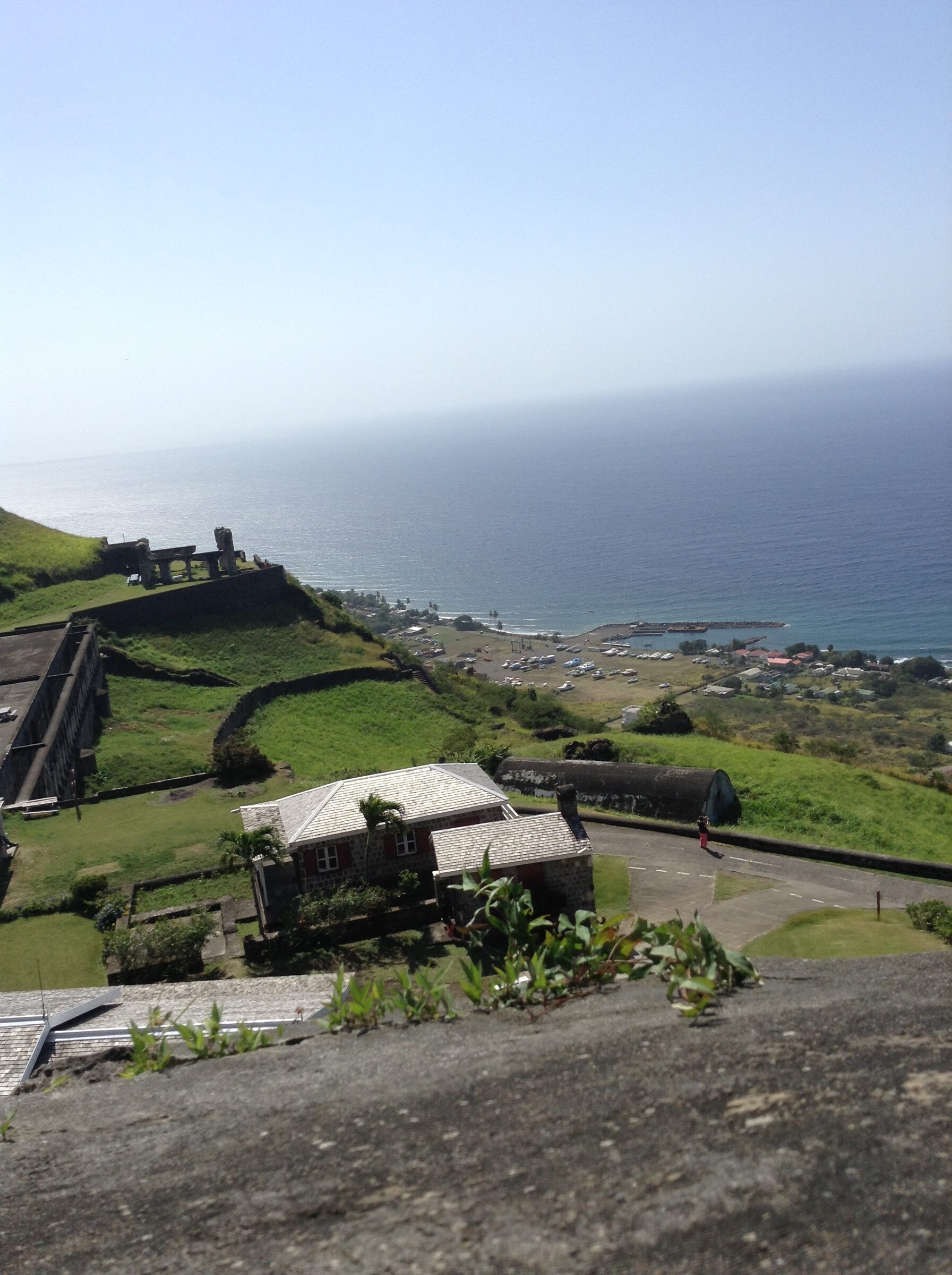 The view down from Brimstone Hill