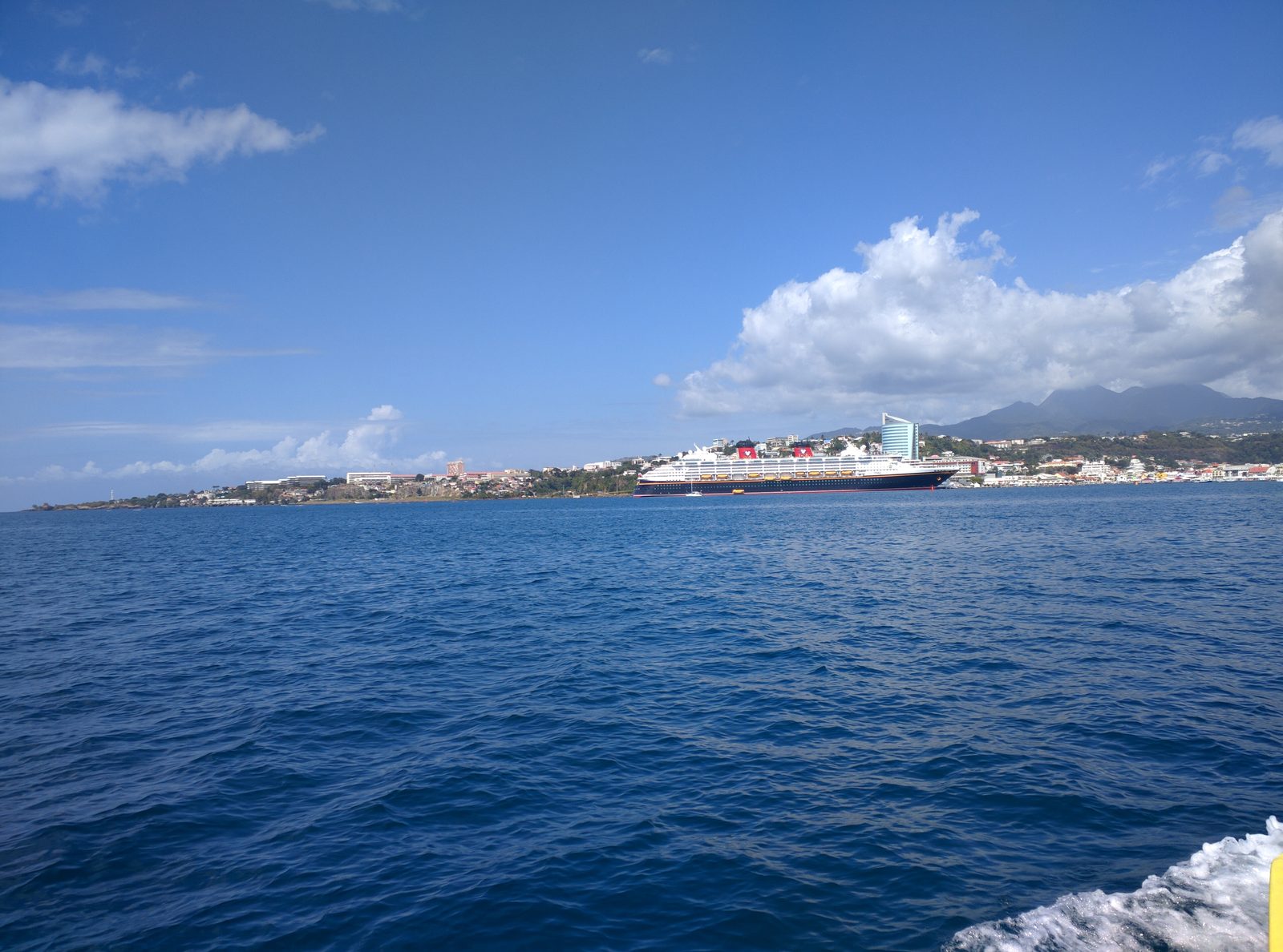 The Wonder across the water at Fort-de-France