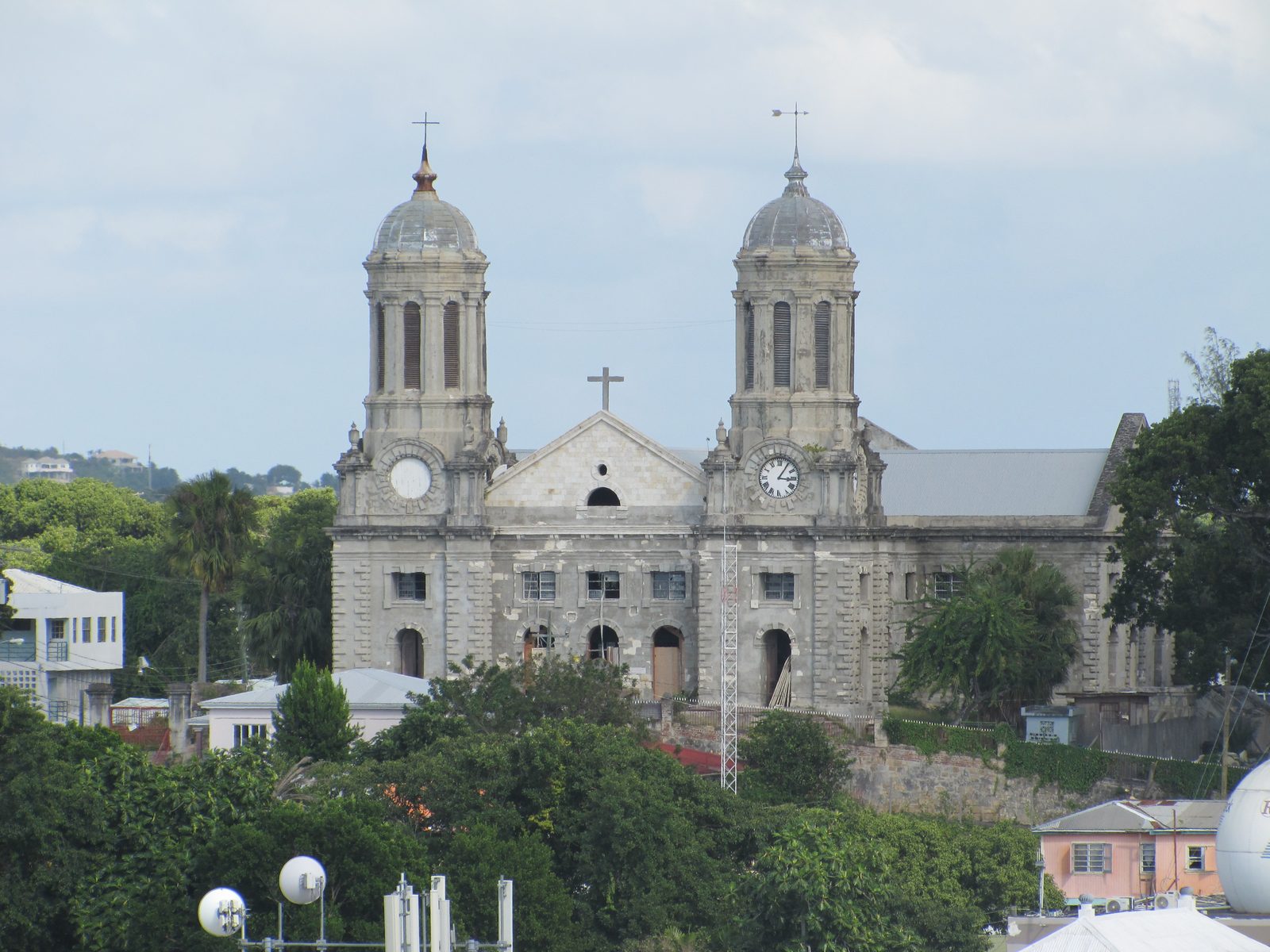 St. John's Cathedral seen from the ship