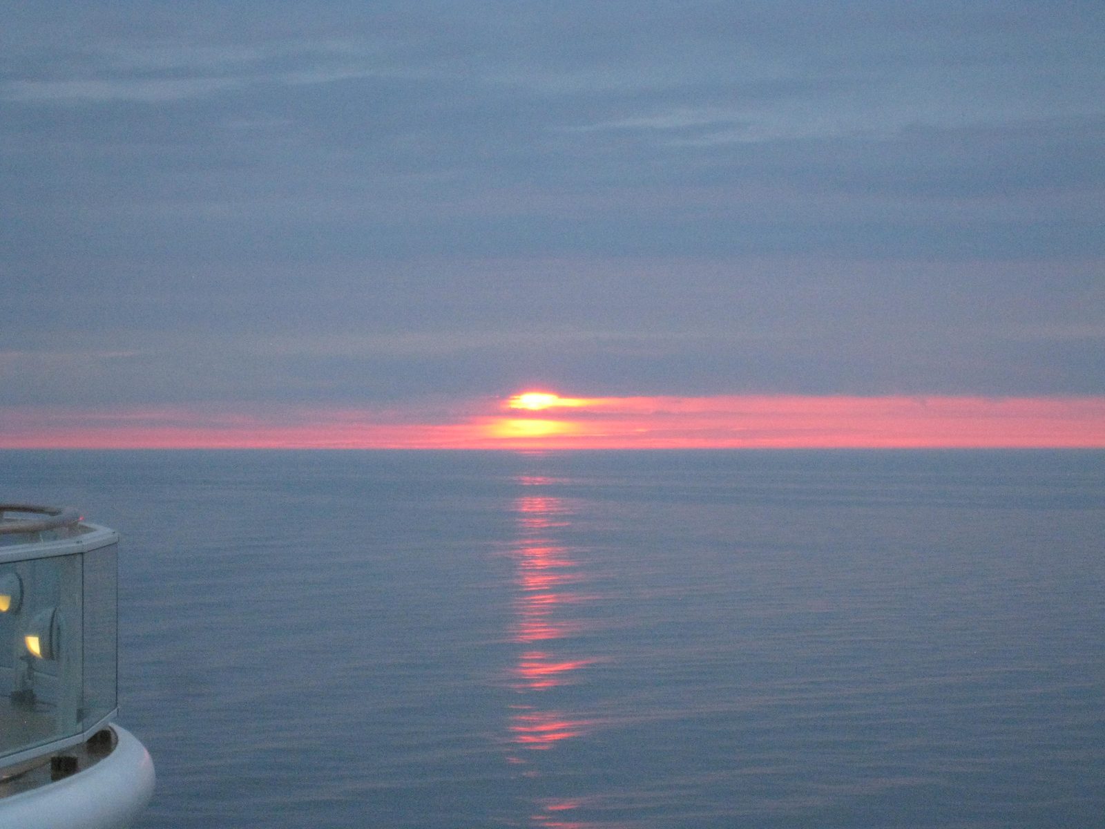 The Baltic Sea, still light out at nine