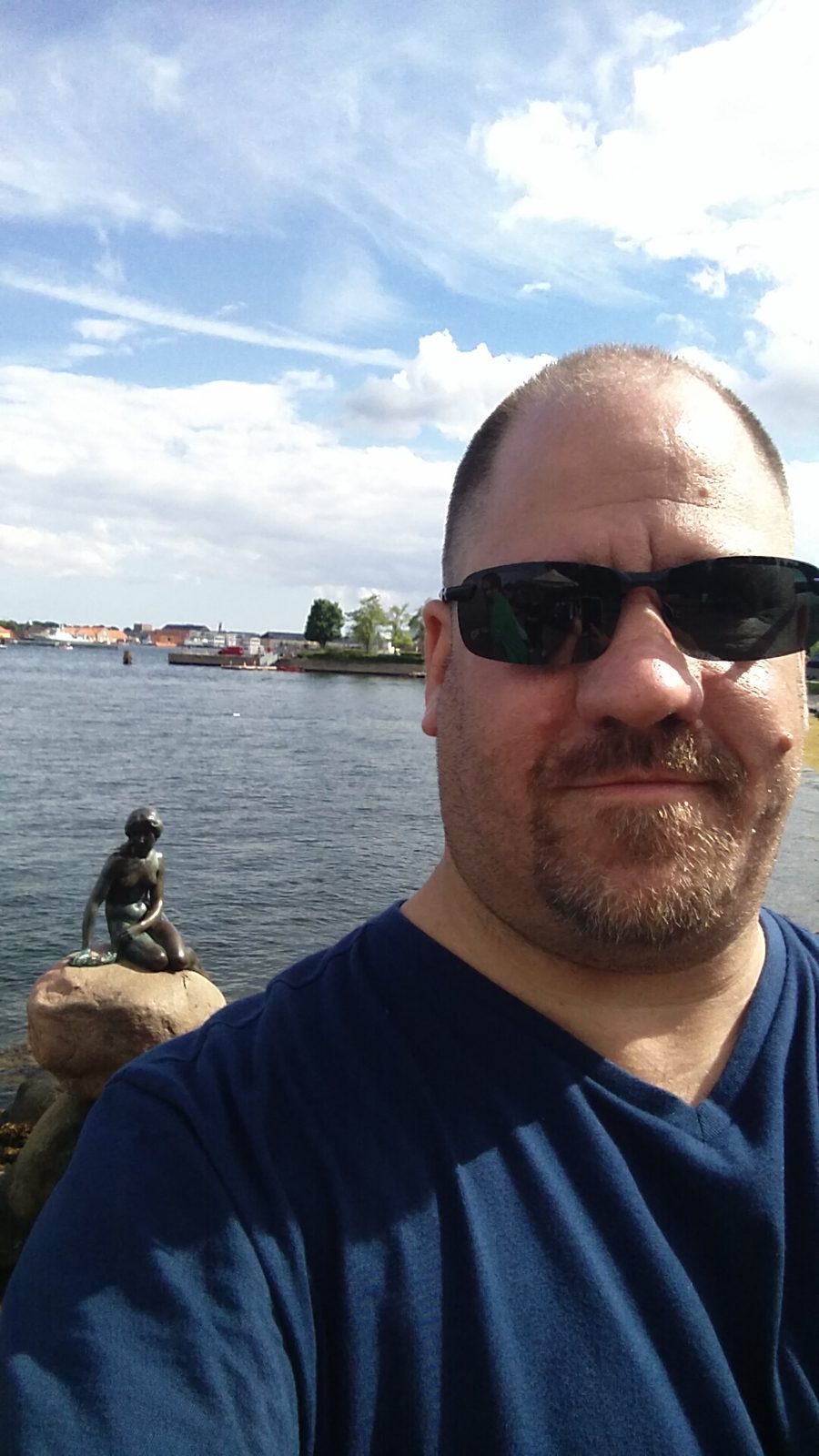 Me with the Little Mermaid in Copenhagen