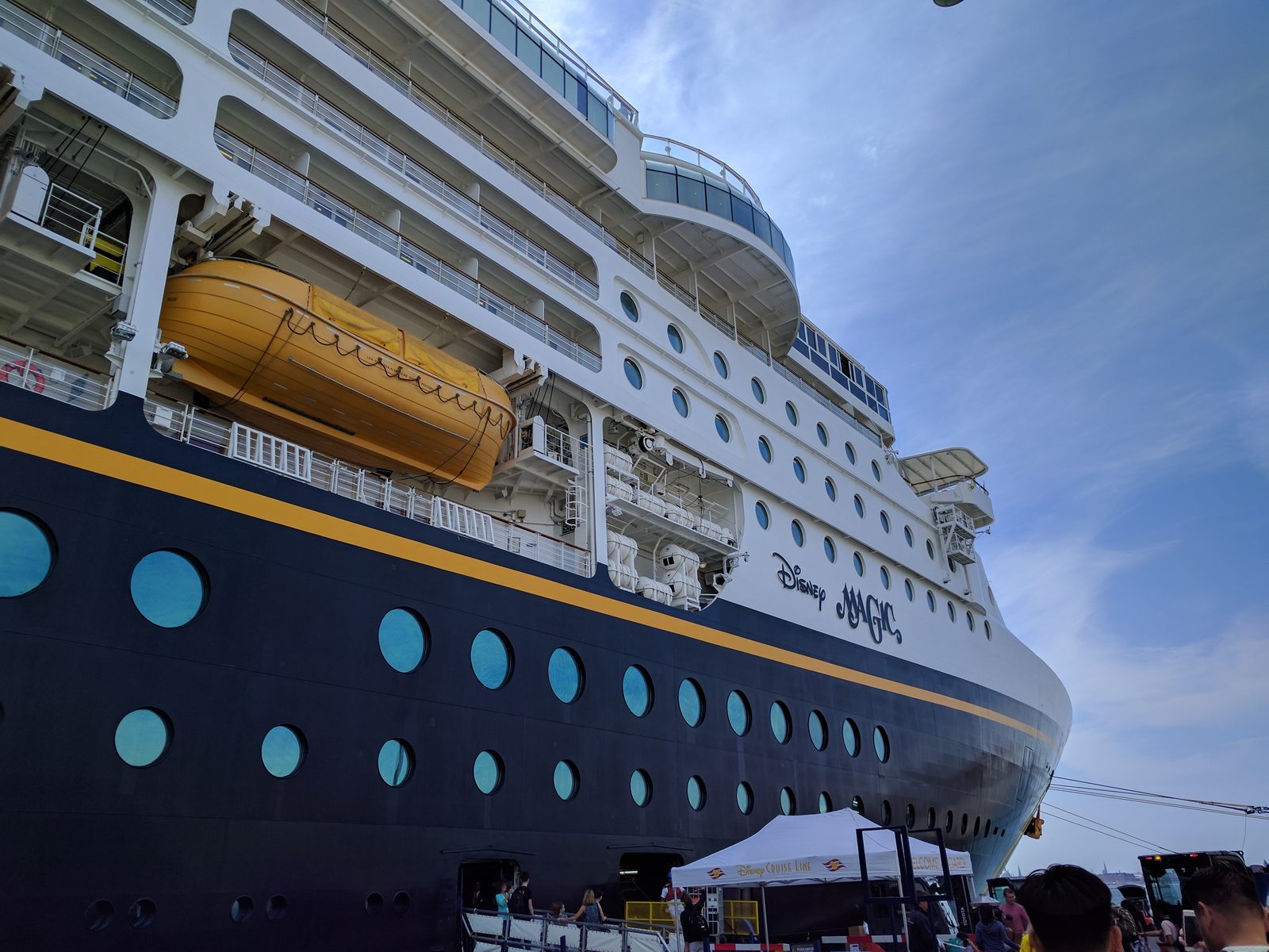 The Disney Magic at the pier in Copenhagen