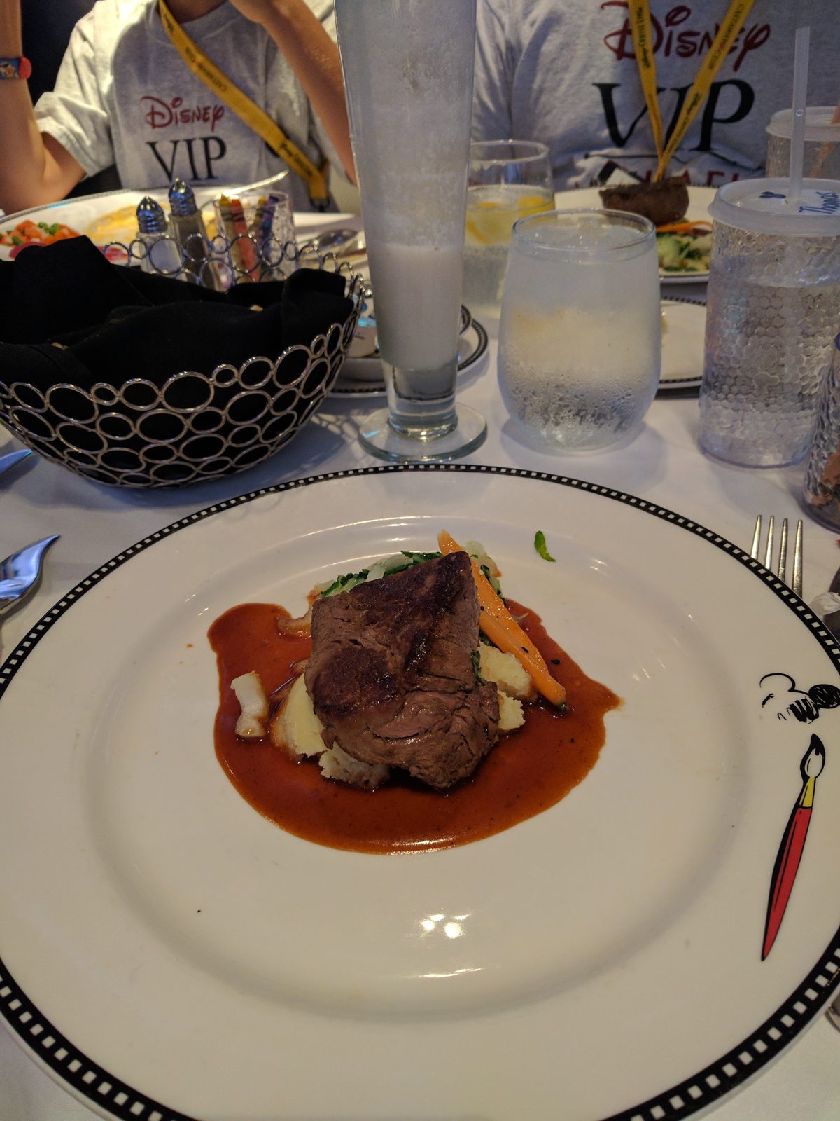 Beef at dinner on the Magic