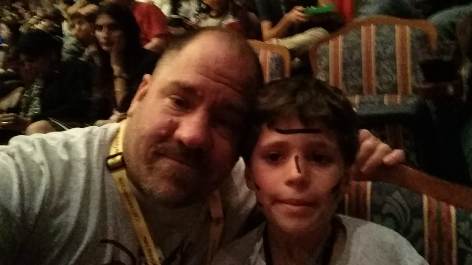 Thomas and me at the welcome aboard show